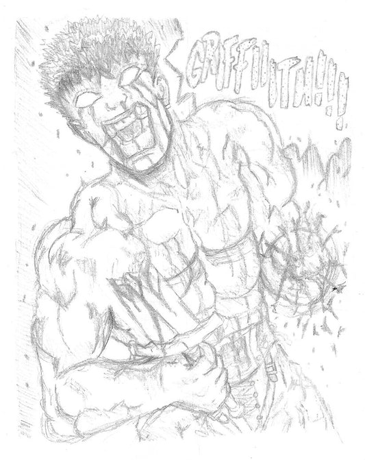 berserk holo sticker